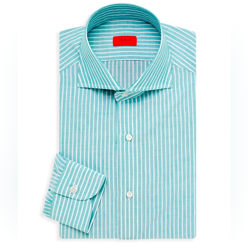 Cotton & Linen Button-Up Shirt